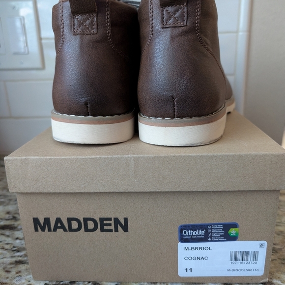 Steve Madden Brriol Chukka Boots Size 11 Cognac Brown EUC - Picture 3 of 8